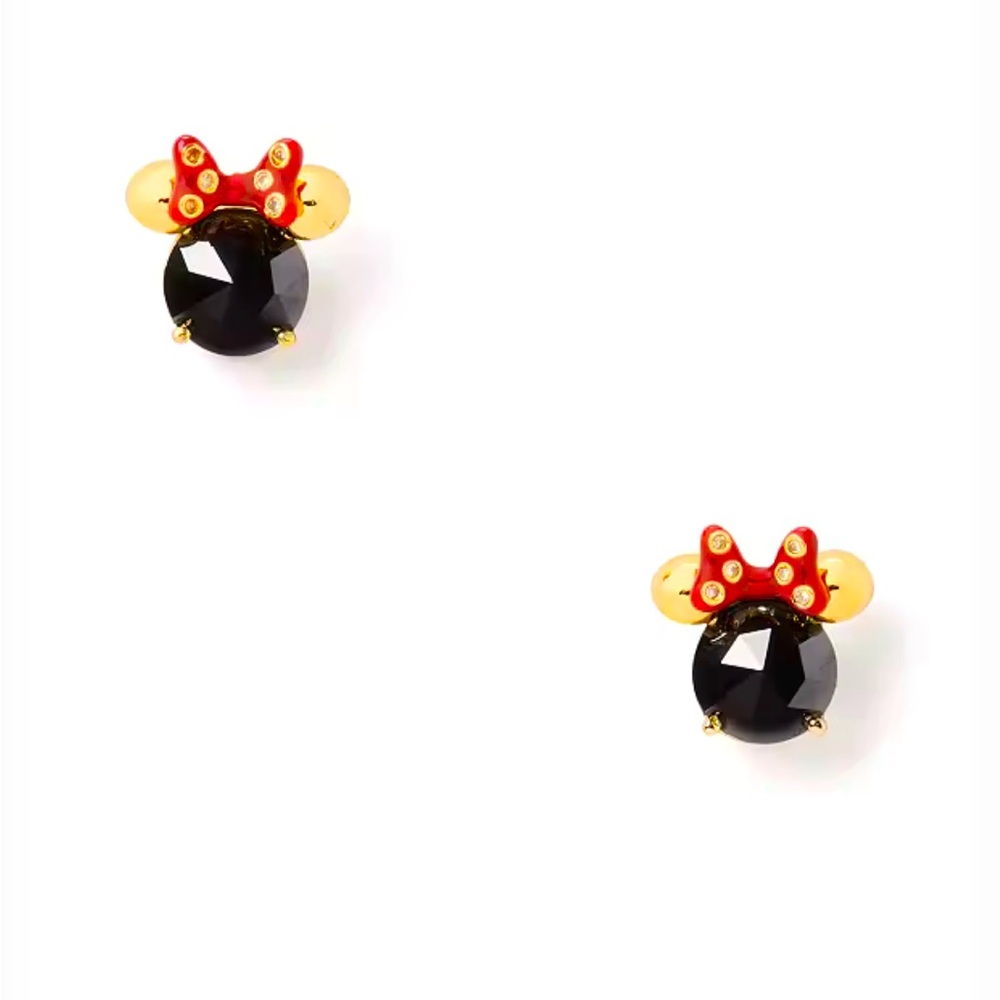 Disney X Kate Spade New York Black Minnie Studs